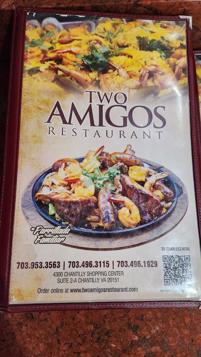 Two Amigos Restaurant Menu - Image 6